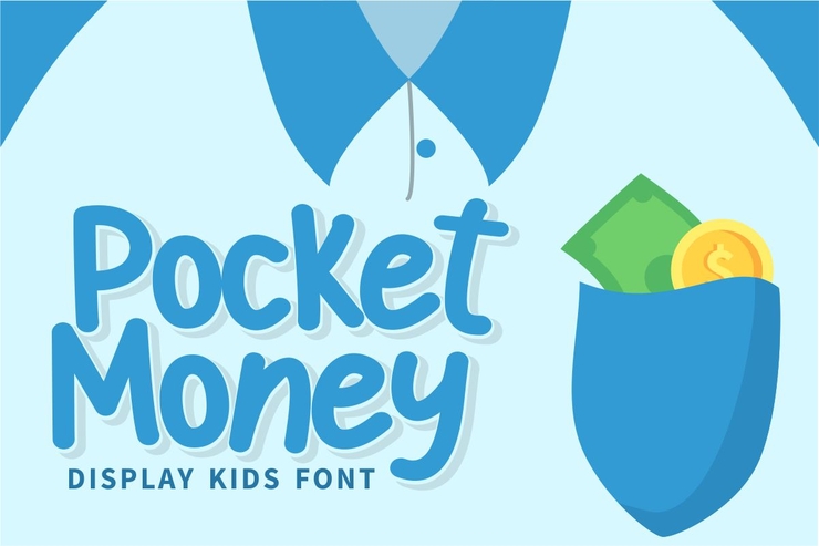 Pocket Money字体 1