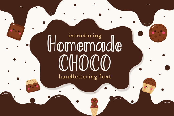 Homemade Choco字体 4