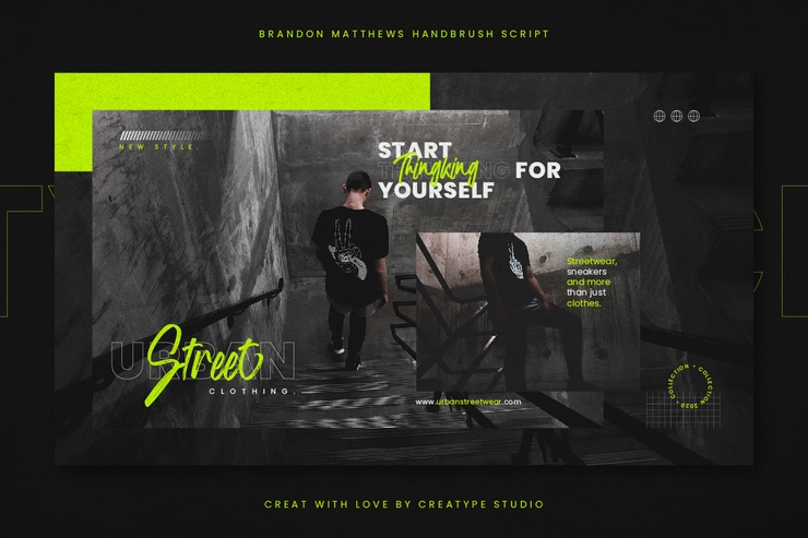 Brandon Matthews字体 1