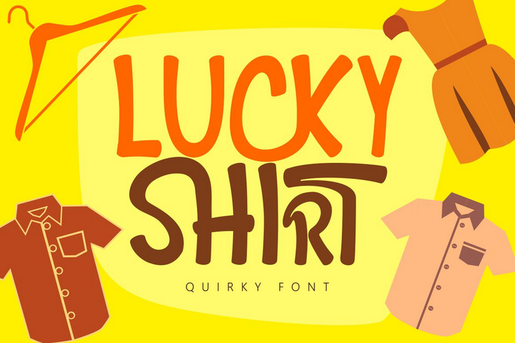 LUCKY SHIRT字体 1