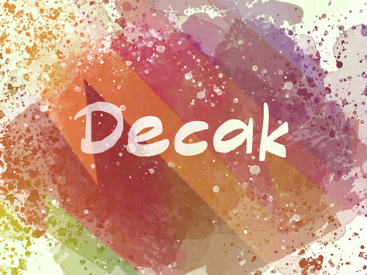 d Decak字体 1