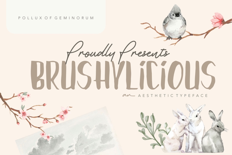 Brushylicious字体 6