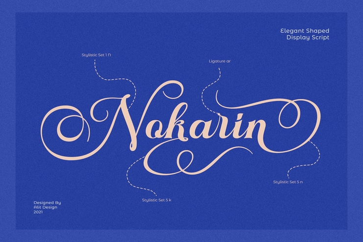 Nokarin字体 7