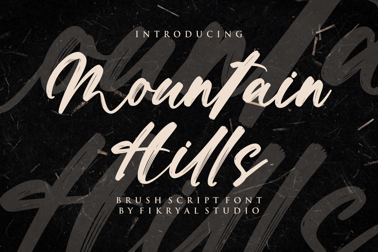 Mountain Hills字体 1