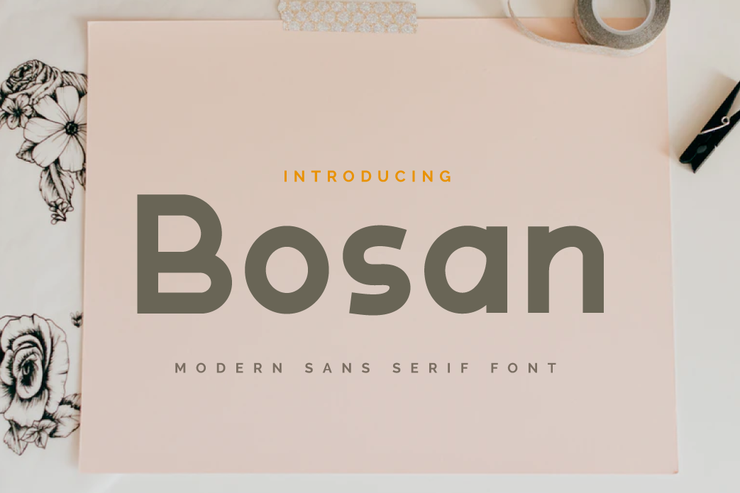 Bosan字体 1