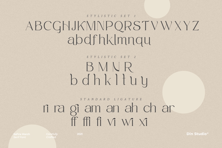 Safira March字体 1