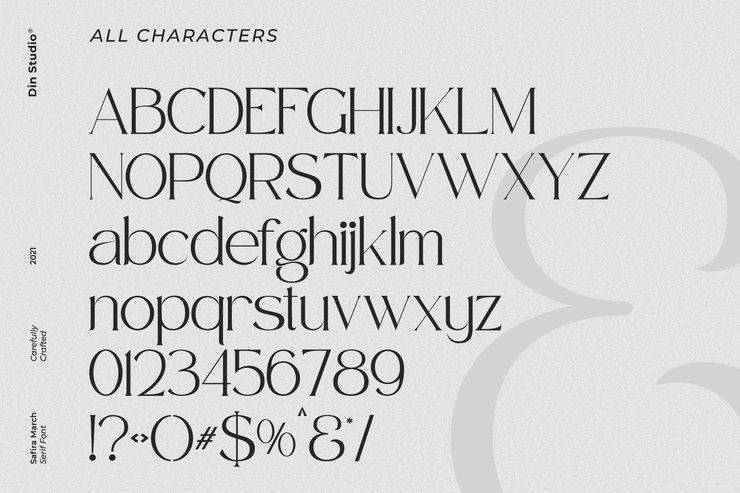 Safira March字体 3