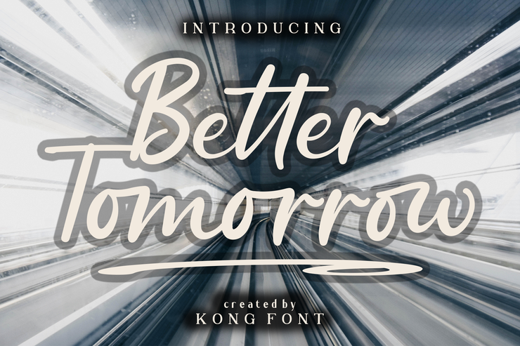 Better Tomorrow字体 1