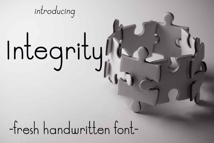 Integrity字体 4