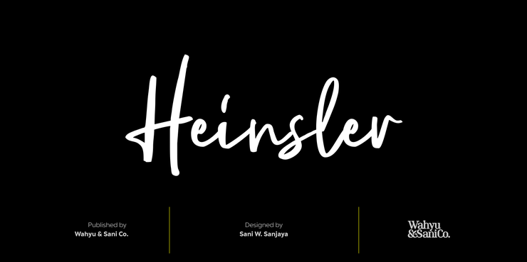 Heinsler字体 2