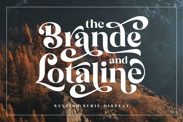 The Brande and Lotaline字体 2