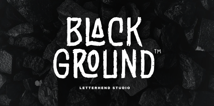 Black Grounds字体 2