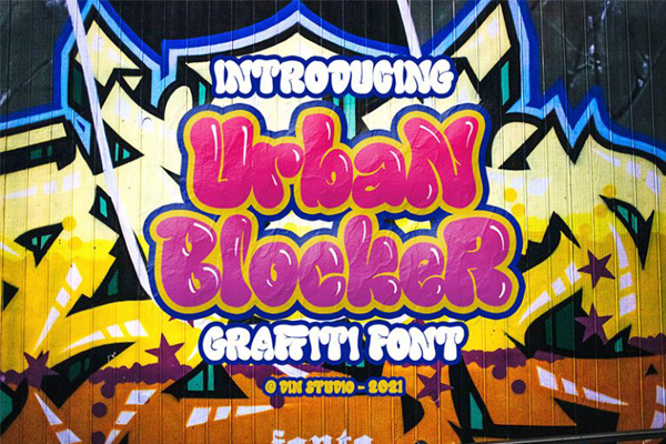 Urban Blocker字体 3
