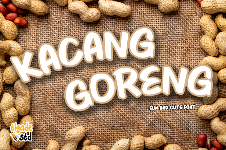 Kacang Goreng字体 7