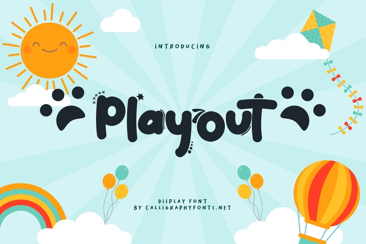 Playout字体 1