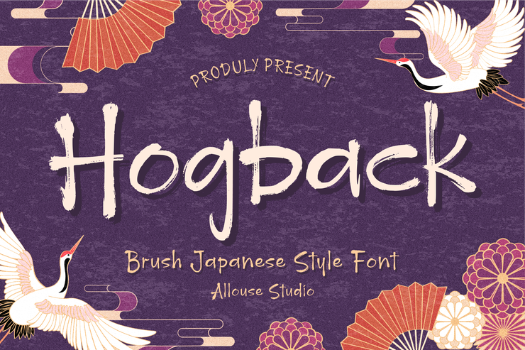 Hogback字体 5