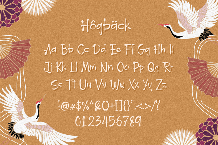 Hogback字体 6