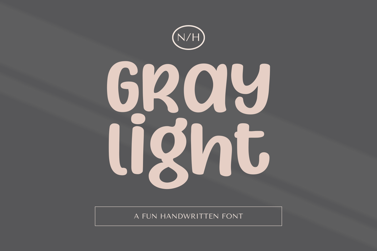 Gray Light字体 1