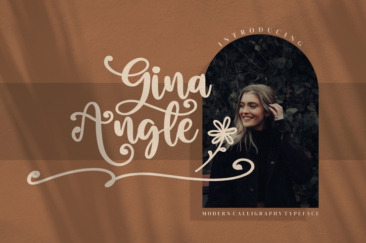 Gina Angle字体 6