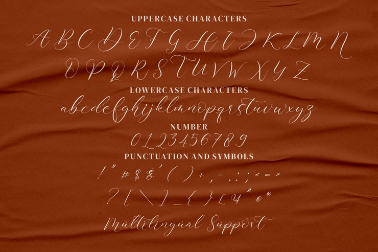 Cristine Britton字体 6