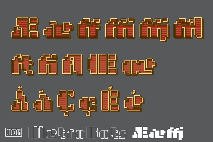 Metro Bots _chrome字体 9