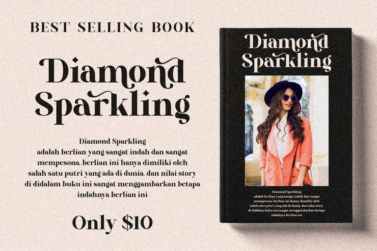 Diamond Sparkling字体 1