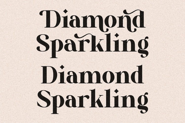 Diamond Sparkling字体 6