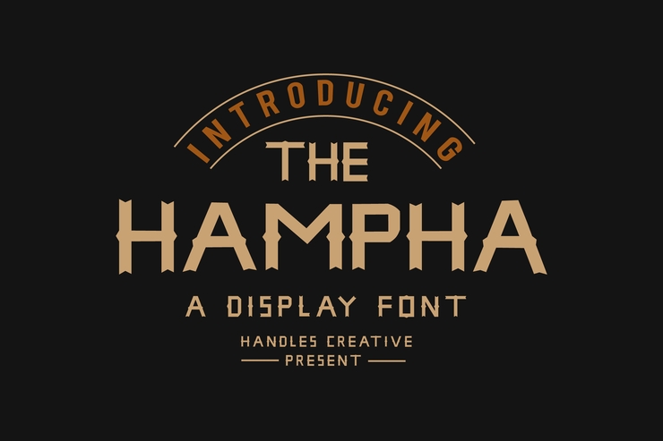 THE HAMPHA字体 4