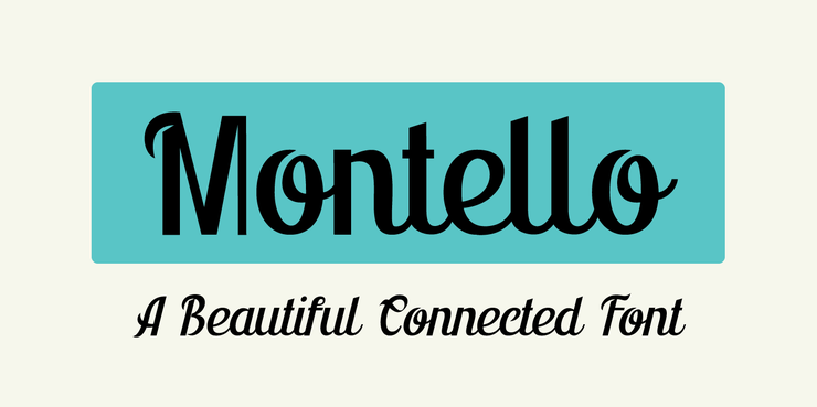 Montello DEMO字体 1