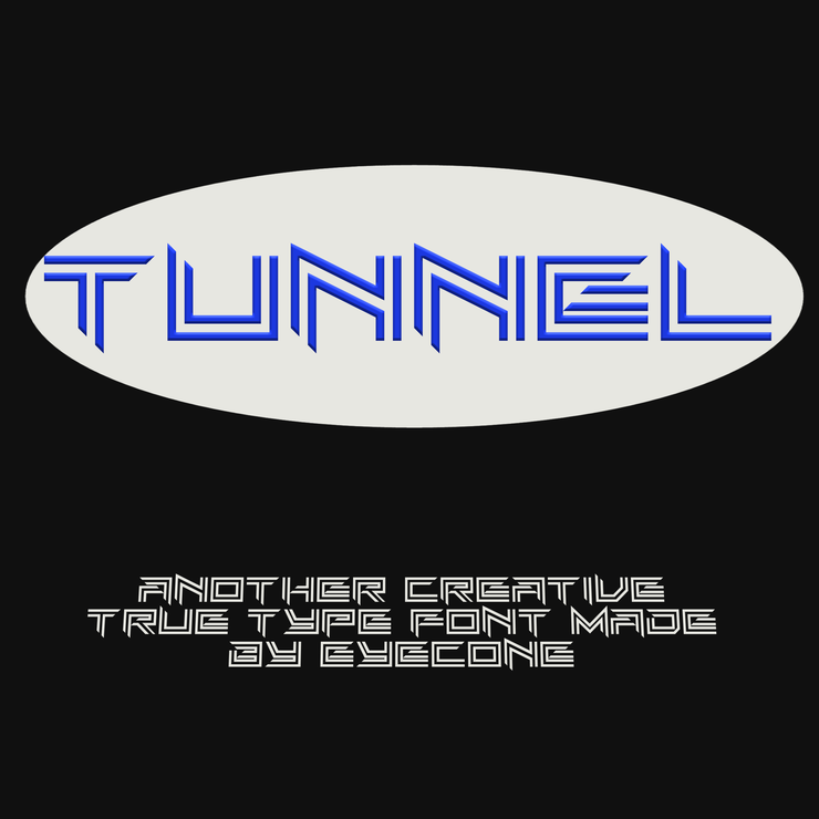 EC_Tunnel字体 1