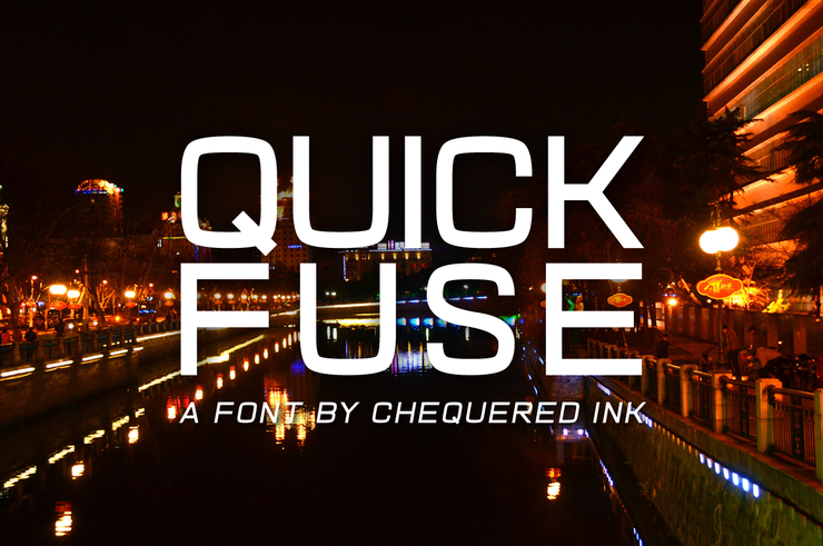 Quick Fuse字体 1