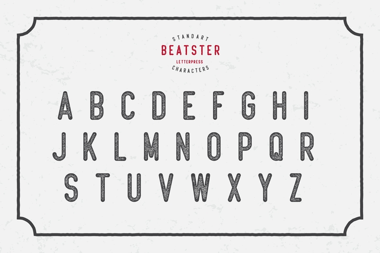 Beatster (Demo)字体 2