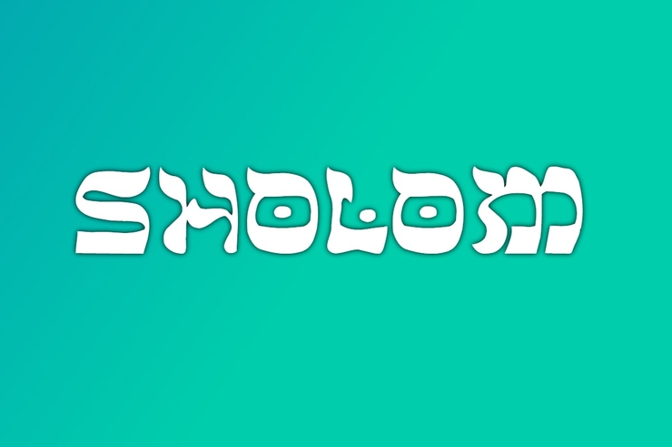 Sholom字体 1