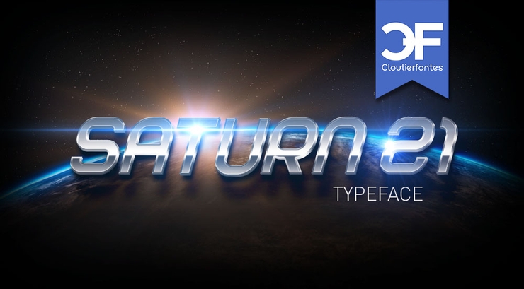 CF Saturn 21字体 1