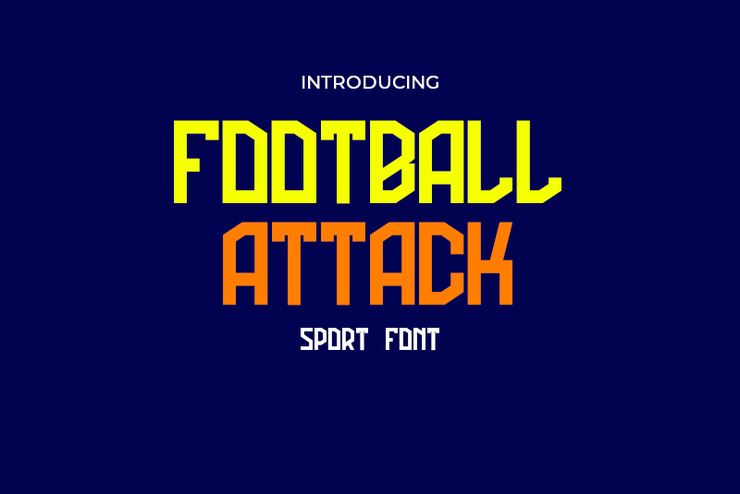 Football Attack字体 3