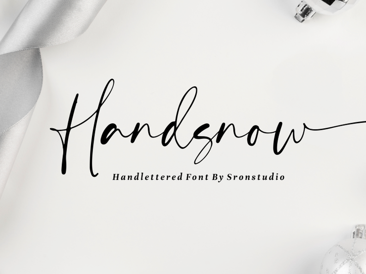 Handsnow字体 1