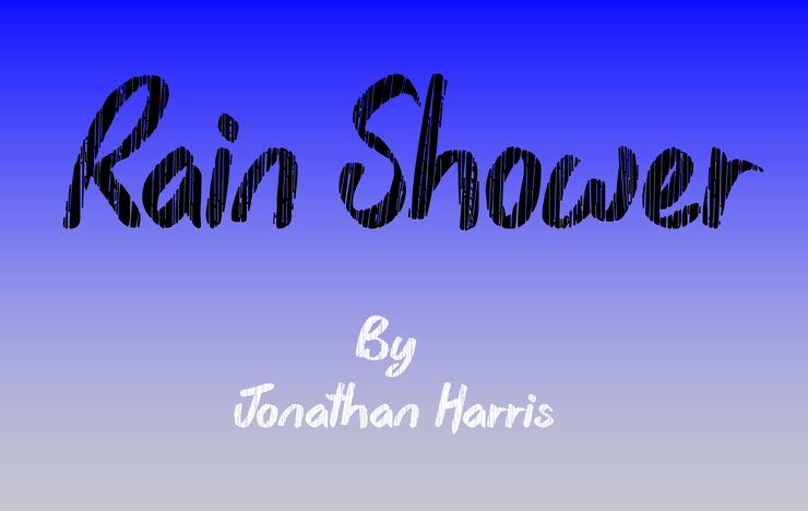 Rain Shower字体 1