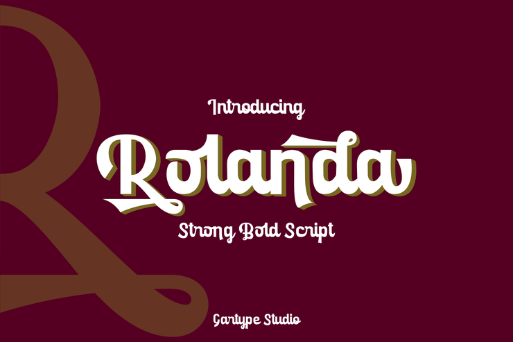 Rolanda字体 1