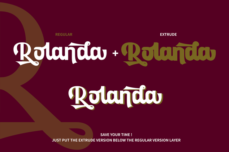 Rolanda字体 2