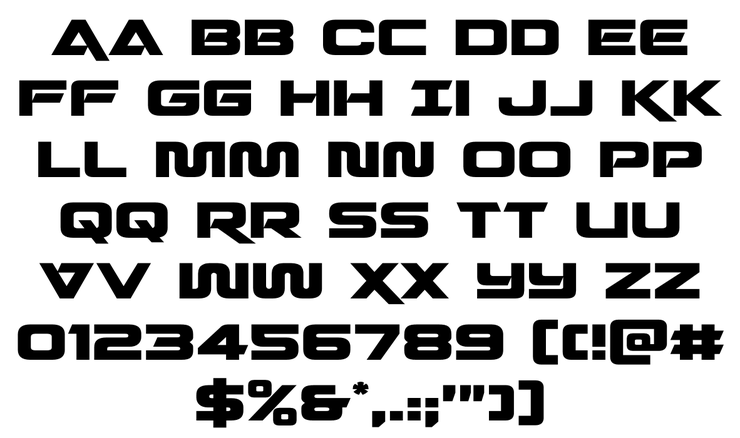 Quark Storm字体 2