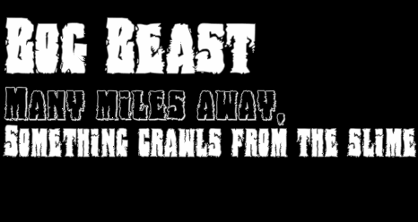 Bog Beast字体 4
