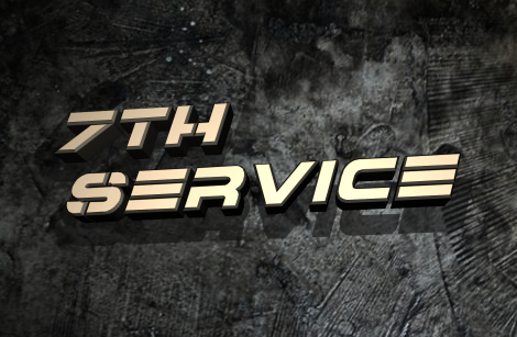 7th Service字体 3