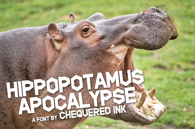 Hippopotamus Apocalypse字体 1