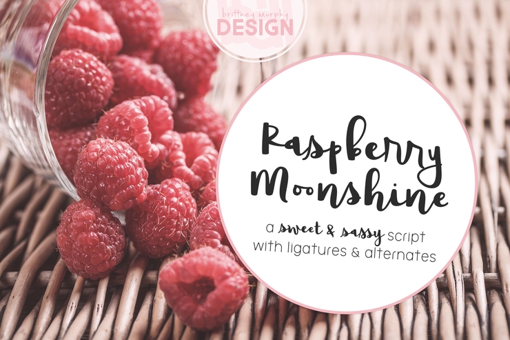 Raspberry Moonshine字体 3
