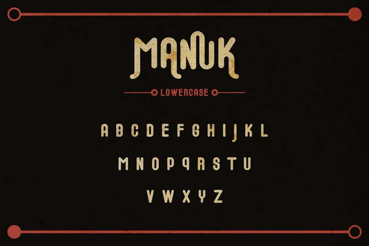 Manuk字体 3