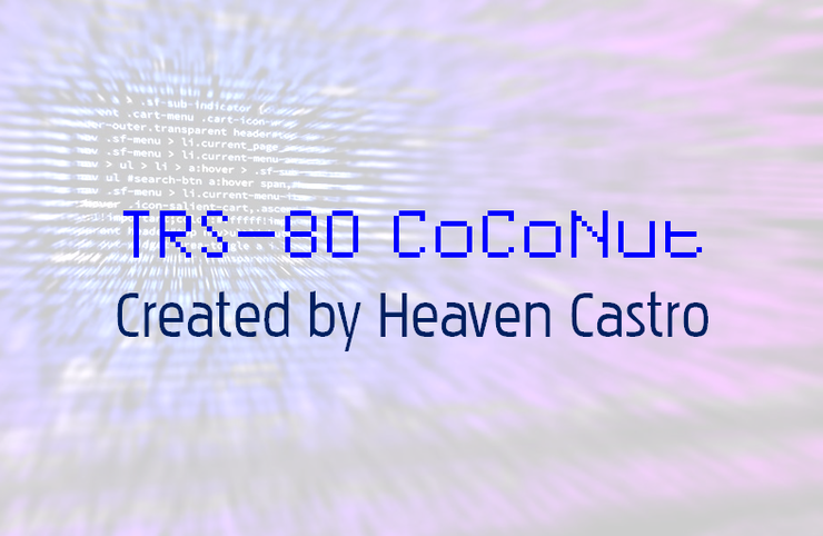 TRS-80 CoCoNut字体 1