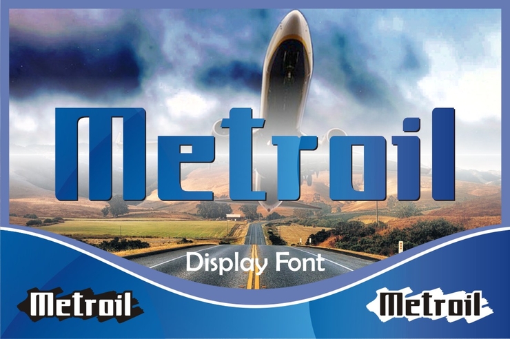 MetroiL字体 3