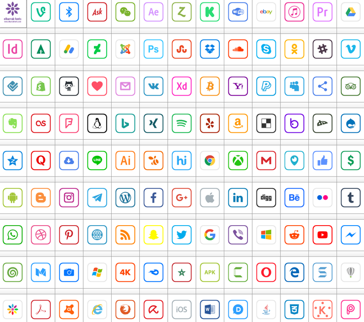 Icons 2019字体 1