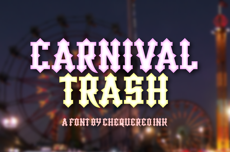 Carnival Trash字体 1