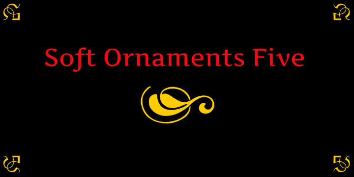 Soft Ornaments Five字体 1